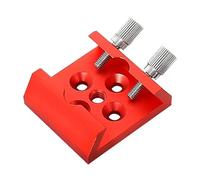 Adaptador de Base de Montaje for telescopio A89E, Base Plana for Ranura de Cola de Milano, Accesorios de conversión de Rosca de 1/4, Color Rojo Piezas para telescopio astronómico