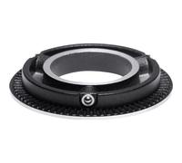 Manfrotto Adaptador de Base Plana 60mm, Compatible con Rótula de Vídeo Mvh500xah, Diseño Anti-Giro para Trípodes con Tornillos Prisioneros, Ligero y Resistente