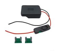 Adaptador de batería, 1 adaptador para Lidl para Parkside X 20 V Team batería de litio conector de alimentación DIY, 12.5 pulgadas, adaptador con interruptor