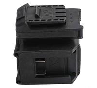 Adaptador de batería 2 en 1 para taladro, soporte de batería dual para herramientas eléctricas A3, convertidor de plástico negro y metal con carga externa