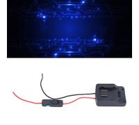 Adaptador de batería Atentilizador de Rueda de Viaje con Terminal de Alambre de Interruptor para Parkside X20V Equipo 20V PAP20A1 PAP20 PAP20B1 PAP20B3 Batas DE LITHIO
