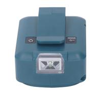 Adaptador de batería Cargador portátil Portable de teléfono USB Cargador con luz LED 3 Puertos de Salida QC3.0 Tipo C PD18W DC12V para baterías de Litio Trabajo de Campamento al