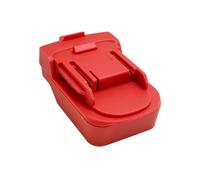 Adaptador de batería compatible con batería de litio Lidl Parkside X20V compatible con accesorios de herramientas eléctricas Makita de 18 V Li-Ion (rojo)