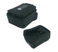 Adaptador de batería con luz LED y salida USB para baterías Dewalt de 18 V DCB180/DCB182/DCB184/DCB200/DCB201/DCB203 Series convertidor de batería (para 48-11-1862)