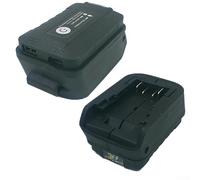 Adaptador de batería con luz LED y salida USB para baterías Dewalt de 18 V DCB180/DCB182/DCB184/DCB200/DCB201/DCB203 Series convertidor de batería (para DCB200)