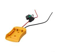 Adaptador de batería de 18 V compatible con herramientas eléctricas para integración de energía externa en ajustes de mantenimiento y reparación (con fusible)