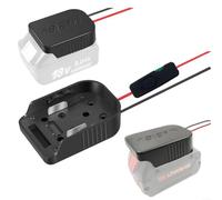 Adaptador de batería de ion de litio de 18 V con fusible e interruptor de 30 A, compatible con la serie BL18 y para Bosch BAT607/BAT614, herramienta de conversión de plástico ABS+PC para proyectos de