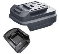 Adaptador de batería de iones de litio de 21 V para herramientas A3, compatible con baterías 228, 388, 428 y 58 VF, convertidor ABS resistente para uso multiherramienta, color negro (B)