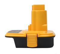 Adaptador de batería DM18D, reemplazo de adaptador de batería, herramientas de batería, se convierte para DEWALT de 18 V a 20 V, 13 x 11 x 9 cm