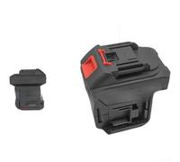Adaptador de batería dual de plástico para herramientas eléctricas de motosierra que proporciona un tiempo de funcionamiento prolongado sin interrupción o intercambio