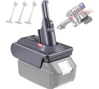 Adaptador de batería Dyson V8, convertidor V8 para batería de litio Makita de 18 V a batería Dyson V8, funciona con Dyson V8 Animal Absolute inalámbrico Stick y aspiradora de mano (adaptador V8 no