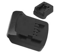 Adaptador de Batería Negro Conector de Montaje Convertidor de Batería Adaptador de Rueda de Alimentación para Batería de Litio Metabo 18V