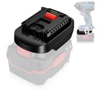 Adaptador de batería PAR20BOS para Parkside a batería Bosch GBA de 18 V, convertidor para Parkside 20 V XTeam batería a para herramientas eléctricas Bosch Profesional de 18 V Azul (no batería)