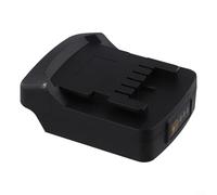 Adaptador de batería para batería de litio Metabo de 18 V, 18 V a adaptador compatible para herramientas eléctricas
