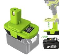 Adaptador de batería para herramienta eléctrica Ryobi de 18 V, para batería de litio Makita de 18 V para batería Ryobi de 18 V, para herramienta eléctrica Ryobi de 18 V