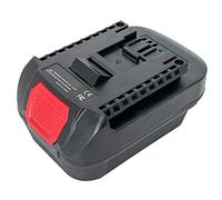 Adaptador de batería para herramienta inalámbrica Bosch de iones de litio de 18 V, compatible con Dewalt 20 V Max/Milwakee M18 18 V, batería de iones de litio convertida en baterías de litio compactas