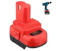 Adaptador de batería para Makita 18 V batería de iones de litio convertidor a 12 V/14,4 V NI-MH/NI-CD PA12 1222 1233S 1233SA 1233SB 1235 192681-5 herramientas sin cable