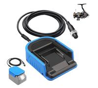 Adaptador De Batería para Makita, Cargador De Batería De Carrete De Pesca para Daiwa Adaptador De Batería para Carrete De Pesca para Shimano Carrete Giratorio para Pesca En Agua Dulce Y Salada