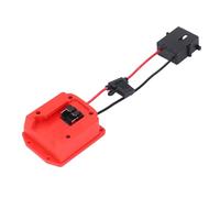 Adaptador de Batería para Montar, Convertidor ABS de 18V con Cable de 12 AWG, Cable de Cobre Grueso con Espoleta de 40A para Peg Perego 48-11-1828 (Conector negro)