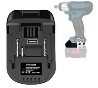 Adaptador de batería Parkside a Makita, para adaptador de batería Parkside a Makita, se adapta a baterías de litio Park.side de 20 V, uso para herramientas eléctricas inalámbricas Ma.kita de 18