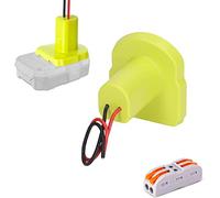Adaptador De Batería Power Wheels, Adaptador De Corriente De Batería Conexión Robusta Instalación Fácil Adaptador De Corriente Antierosión Para Ryobi 18V P107