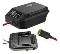 Adaptador de batería reductor para electrodomésticos de coche, regulador de potencia de 18 V a 12 V CC con salida máxima de 10 A, compatible con DCB200, BL1815B, BL1820B y más baterías de herramientas