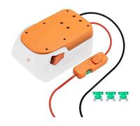 Adaptador de batería Ridgid AEG 18V, interruptor de batería, fusibles y terminales de cable, kit de batería para herramientas eléctricas