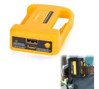 Adaptador de batería USB para Dewalt 18V/20V MAX batería de litio convertidores adaptador con puerto USB C y CC tipo C PD fuente de alimentación cargador portátil (solo adaptador)