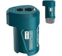 Adaptador de batería USB para Makita 10.8 V, fuente de alimentación para Makita 12 V BL1013 BL1014 194550-6 194551-4 batería con 1 tipo C y 1 puerto USB y salida CC de 12 V (solo adaptador)