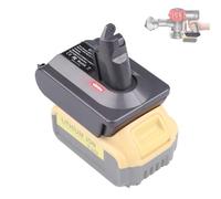 Adaptador de batería V6 para aspiradora Dyson V6 Series, conversión para batería de litio Dewalt de 20 V para reemplazar la batería Dyson V6 SV03 SV04 SV09 DC62 DC59 Animal Absolute Motorhead (solo