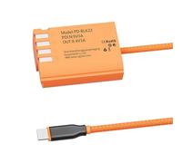 Adaptador de batería virtual USB tipo C a conector de cámara para cámaras digitales compactas y modelos avanzados 8, 4 V 3 A batería falsa