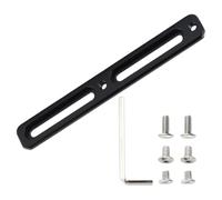 Adaptador de bicicleta para ajuste de posición del agujero de la jaula de la botella de agua, diseño de aleación de aluminio plano adecuado para agujeros de montaje móviles y geometrías de marco