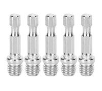 Adaptador de biela de taladro M10, 5 uds., varilla de conversión de hierro de alta calidad para taladros eléctricos, disco de eje de tornillo, almohadillas de pulido, brocas,