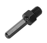 Adaptador de Biela de Vástago Hexagonal para Taladro Eléctrico, Palanca de Conversión de Rápido de Acero de Aleación Negra para Llave de Impacto y Trinquete, Juego de 2, (M14)