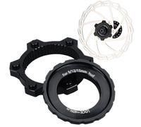 Adaptador de bloqueo central a 6 pernos - Adaptador de bloqueo central a 6 orificios | Pastillas de freno de bicicleta para mochileros, deportes, aventuras al aire libre | Adaptadr de buje Center Loc