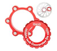 Adaptador De Bloqueo Central - Adaptador Centerlock | Bloqueo Del Centro De Freno De Bicicleta | 54 Mm Aleación De Aluminio De 6 Agujeros | Boost Raight COMPATIVE IMPATIVE INMATIVACIÓN