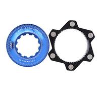 Adaptador de bloqueo central, asiento de conversión de Rotor de freno de disco central de 6 pernos para bicicleta de montaña (Amoratado)