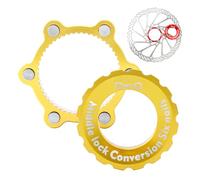 Adaptador de bloqueo central, bloqueo central de disco de freno, adaptador de rotor de bloqueo central de 6 pernos para cuatrimotos, motos de carretera, bicicletas de montaña