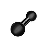 Adaptador de bola de 25 mm a 17 mm para soportes RAM tamaño B, brazo de doble enchufe, Garmin 17 mm patrón de montaje de bola giratoria soporte GPS