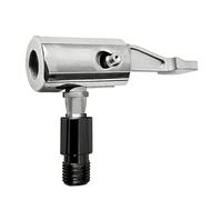 Adaptador De Bomba De Bicicleta - Conexión Rápida De Zinc Sin Fugas, Boquilla De Medidor De Inflado De Neumático, Accesorios De Bomba De AireConector Universal | Herramienta De Inflado Confiable Para