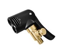 Adaptador de Bomba de Bicicleta de Doble Cabezal, Conector de válvula de neumático para Bombas de Aire e infladores de Bicicleta con válvula de Purga