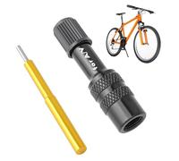 Adaptador de bomba de horquilla de bicicleta, adaptador de válvula de bomba | Extensor de válvula francés para bicicleta, ciclismo, bomba de neumáticos, accesorios de montaña, carretera
