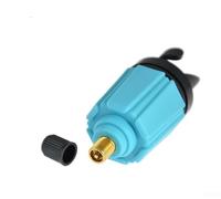 Adaptador de bomba de paddleboard de pie, adaptador de válvula de aire inflable para kayak canoa, conector de nailon de alta presión con rosca de 7,5 mm, herramienta de conversión de inflado rápido