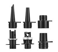 Adaptador de bomba inflable, boquillas de bomba de aire - 6 boquillas de bomba de aire exterior, adaptador de bomba eléctrica resistente a alta presión para tablas de remo, flotadores, canoas, kayaks