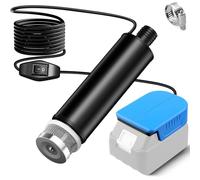 Adaptador de Bomba Sumergible sin Cables para Agua y Aceite Compatible con Batería - 120W, 12V con Cable de 5m(Fit for Ma-kita 18v)