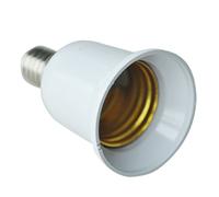 - Adaptador de bombilla LED CFL/convertidor de casquillo E14 a E27