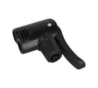 Adaptador de boquilla de bomba de bicicleta, conector de manguera de doble cabezal para inflado de bicicleta con bloqueo de pulgar, capacidad de 150 PSI, construcción ABS, compatible con la mayoría de