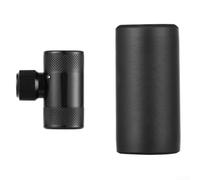 Adaptador de boquilla de bomba de bicicleta de aleación de aluminio, portabrocas de inflado rápido para Presta y válvulas, conector de manguera de aire de alta presión para herramientas de