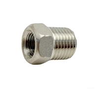 Adaptador de boquilla inflable de acero inoxidable para bomba de aire, chorro de alta presión para bola de colchón para kayak, balsa, ajuste plateado (2 1)