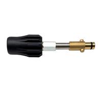 Adaptador de boquilla larga D12 compatible con limpiadora de alta presión KEW WAP Nilfisk, adaptador de conexión, bloqueo de rodamientos de bolas, diseño robusto (adaptador de bayoneta para Nilfisk